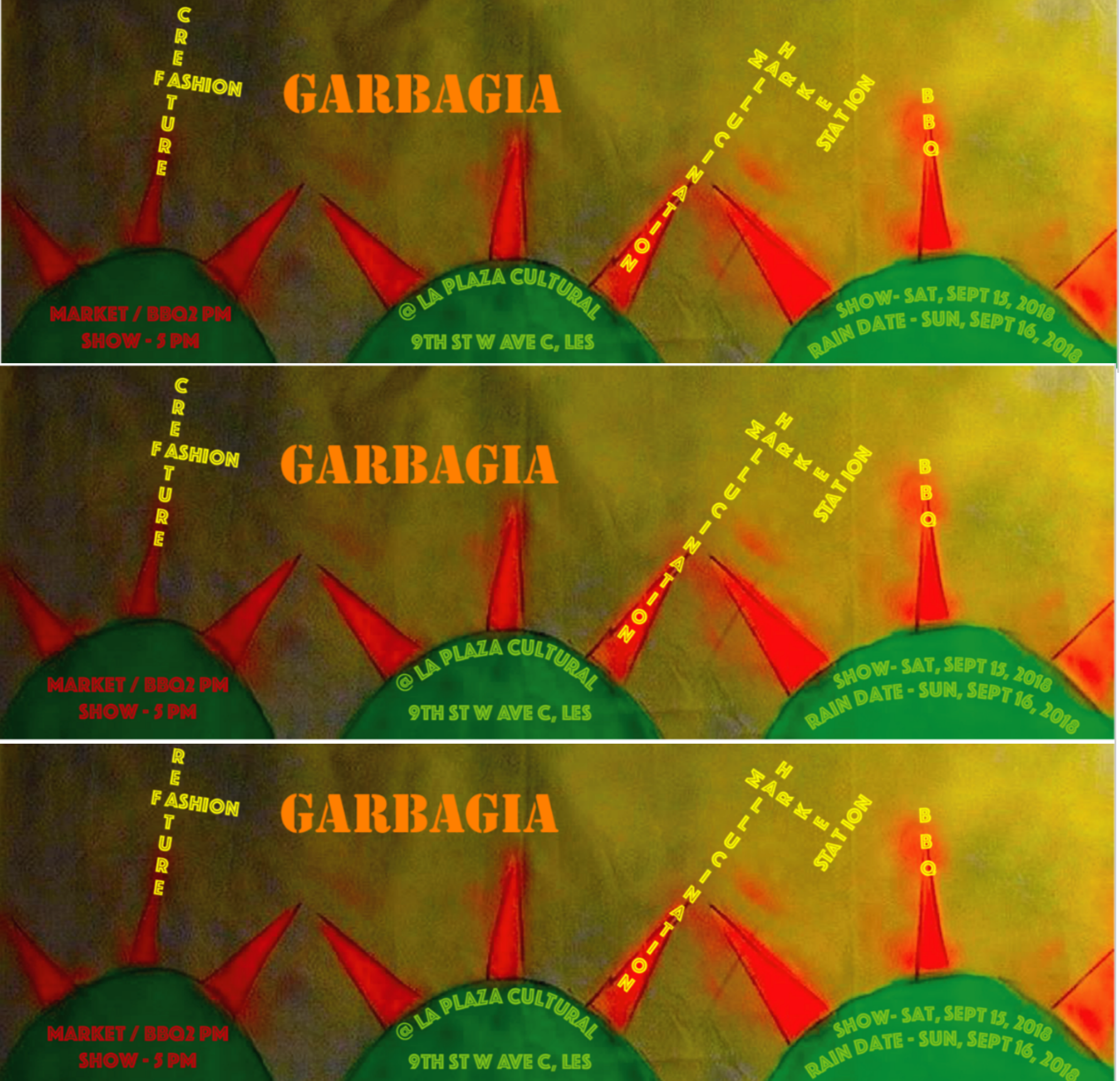 Garbagia Three Green Suns