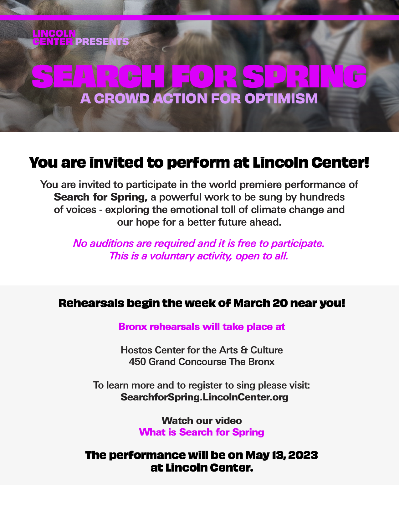 Lincoln Center Free Events 2024 morna dorolisa